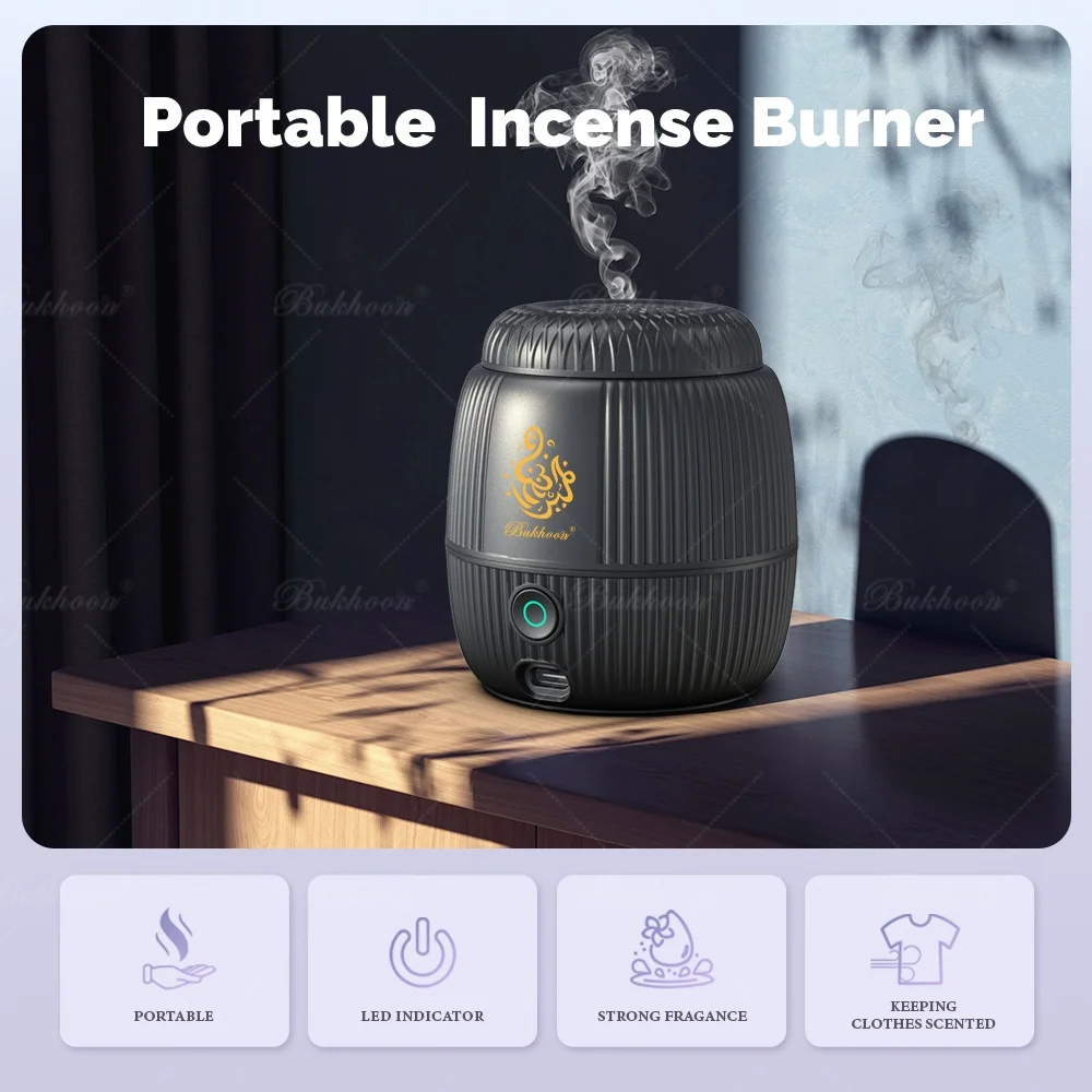 ChuHan Arabic Electric Incense Burners Bakhoor Ramadan Oudh Chips Burner Home Decor Handicraft Middle East Incense Censer Muslim
