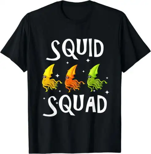 Squid Squad T-Shirt Black