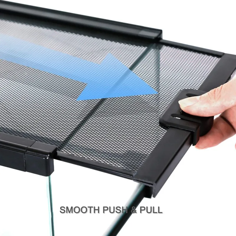 Suprimentos para animais de estimação tanque de réptil de vidro completo de 15 galões, terrário de répteis médio para gecko eremita caranguejo hognose cobra etc.