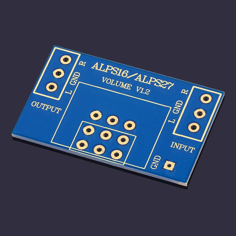 Double-sided immersion gold shielded universal potentiometer board double-sided compatible with ALPS16 ALPS27