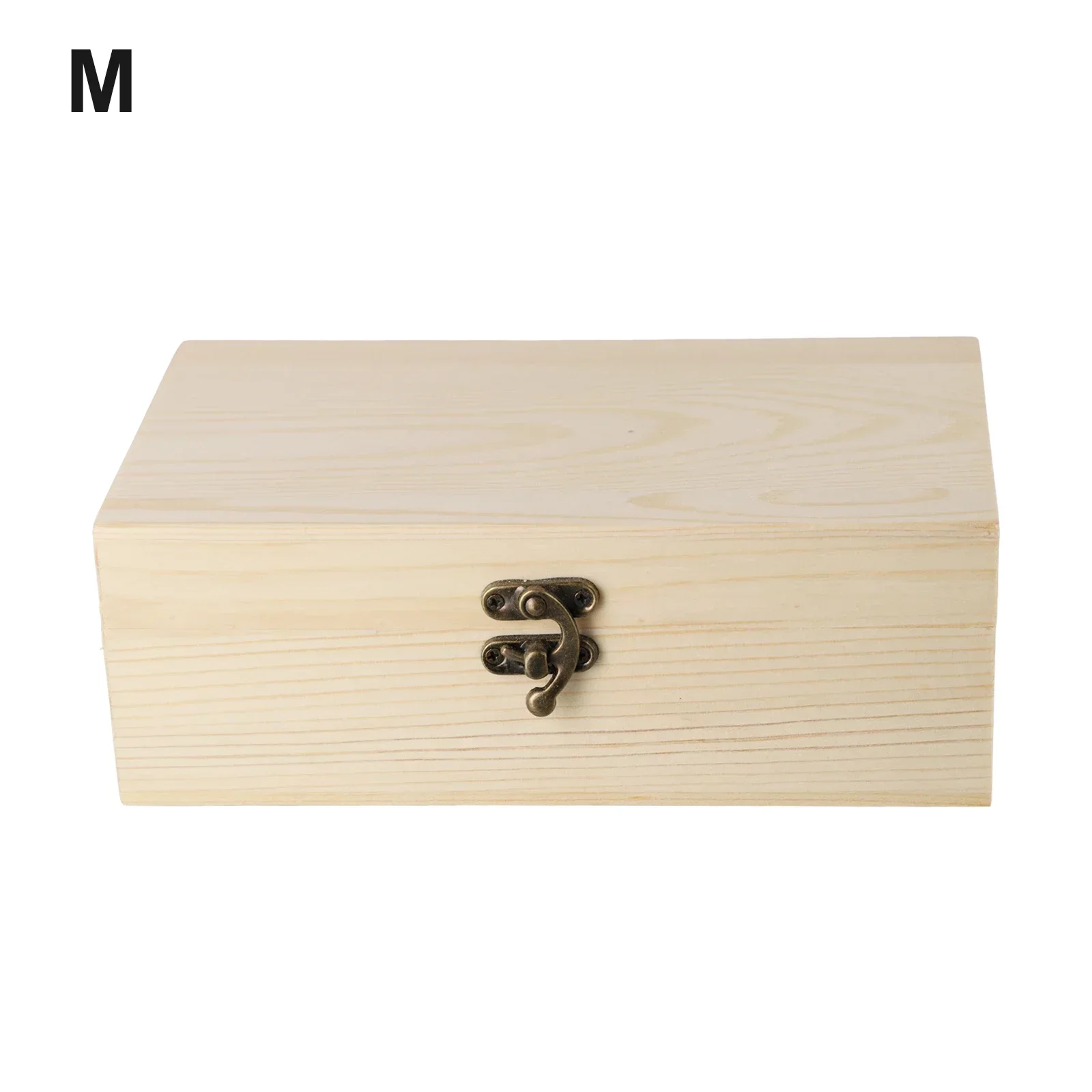 Jewelry Box Wooden Storage Box Pine Wood Storage Wooden Box Craft Projects Decorated Desktop For Various DIY New