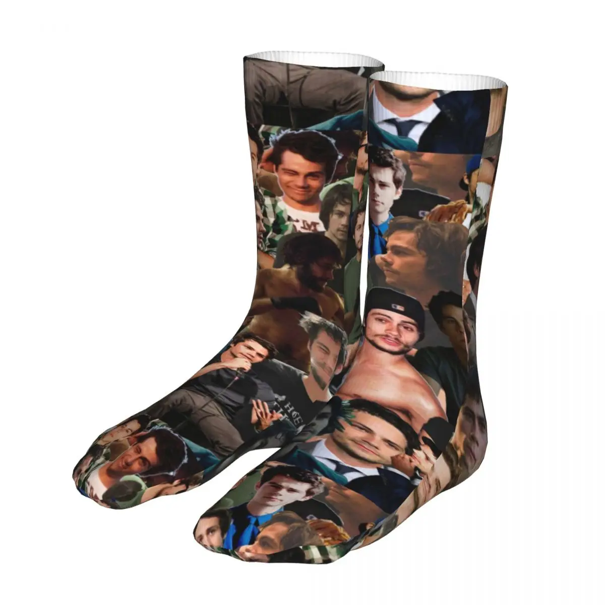 

Dylan O'Brien Photo Collage Socks Men Women Casual Stiles Actor Socks Novelty Spring Summer Autumn Winter Socks Gift