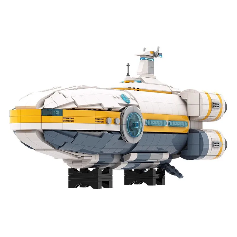 

MOC game peripheral deep sea adventure vehicle Aurora small particle assembly building block puzzle toy