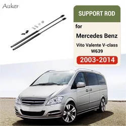 Cubierta del capó delantero del coche, barras de soporte de elevación de Gas con resorte, varilla hidráulica para Benz Vito Valente clase V W639 2004-2013