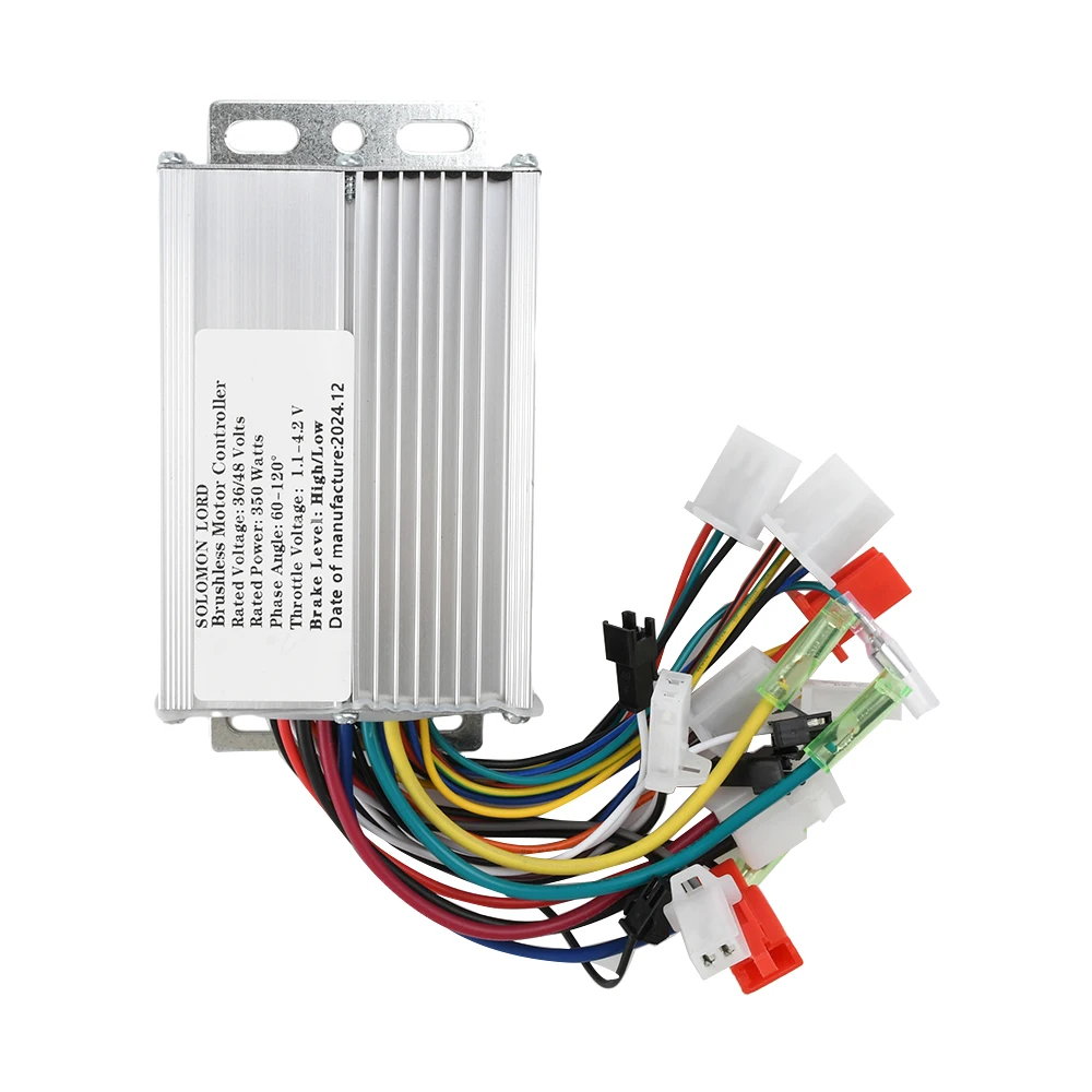 36V/48V 350W Electric Bicycle Accessories Square Wave/Sine Wave Brushless DC Motor Controller For Electric Bicycle E-bike Scoote