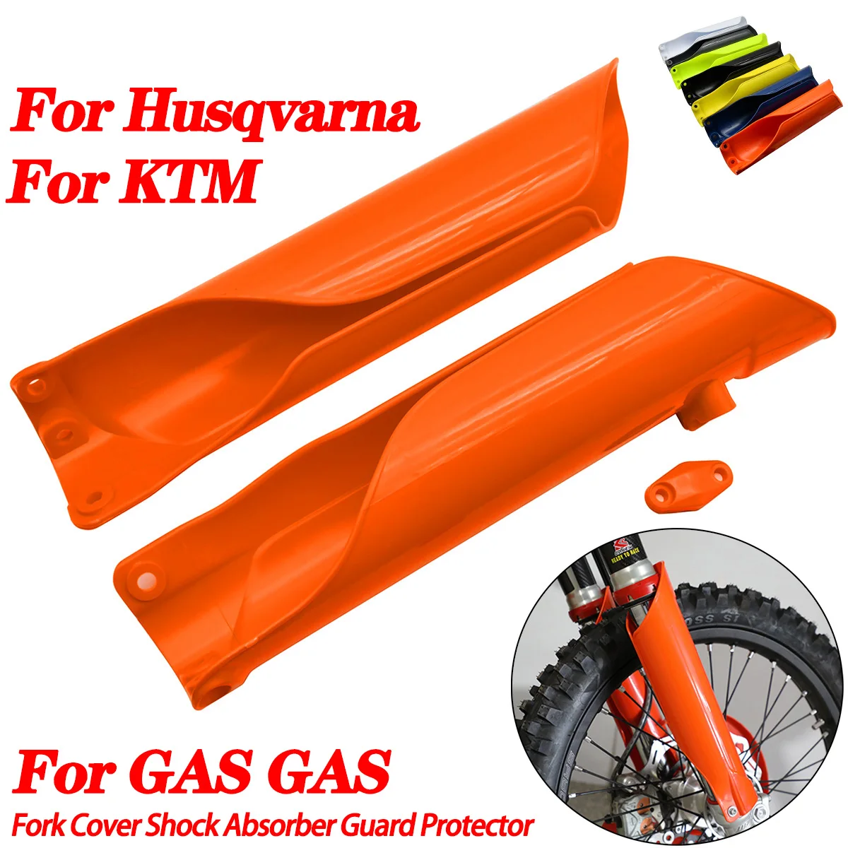 

Motorcycle Fork Protection Cover Shock Absorber Guard For Husqvarna TE FC TC 125-450 For KTM EXC XC XCW SX XCF Dirt Bike Enduro