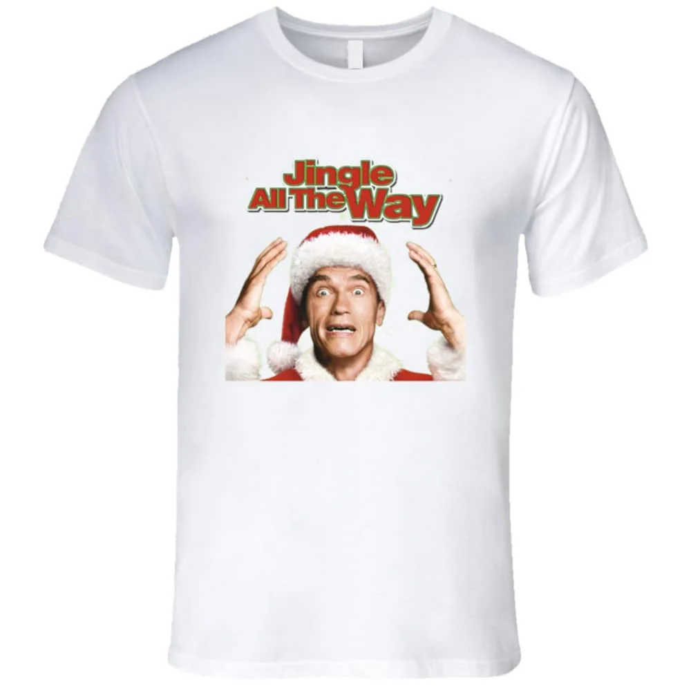 Jingle All The Way Schwarzenegger Christmas Holiday Movie T Shirt