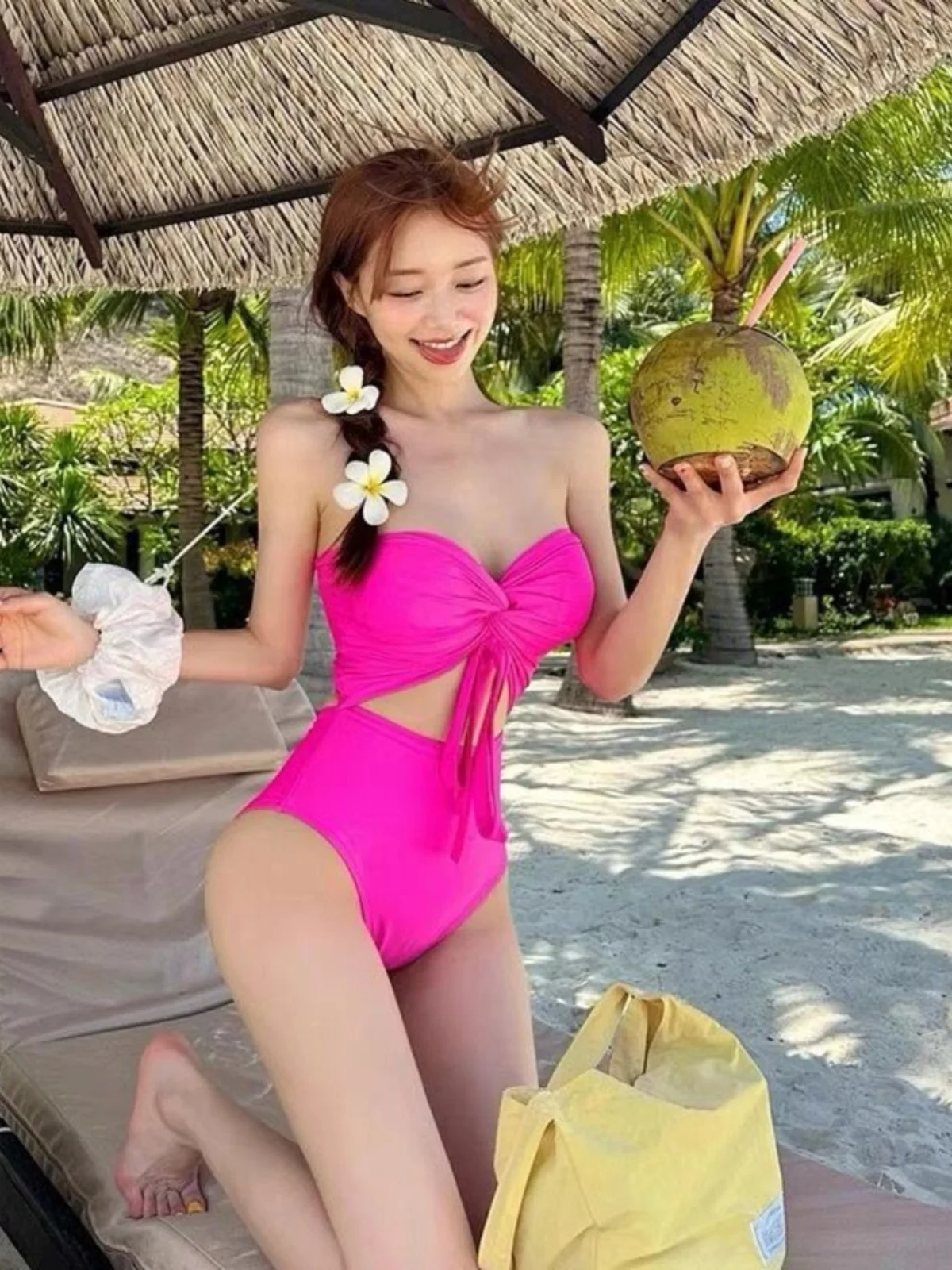 

Сексуальный цельный купальник для термальных источников, женский купальник Pure Desire Spicy Girl, корректирующий фигуру, скрывающий живот