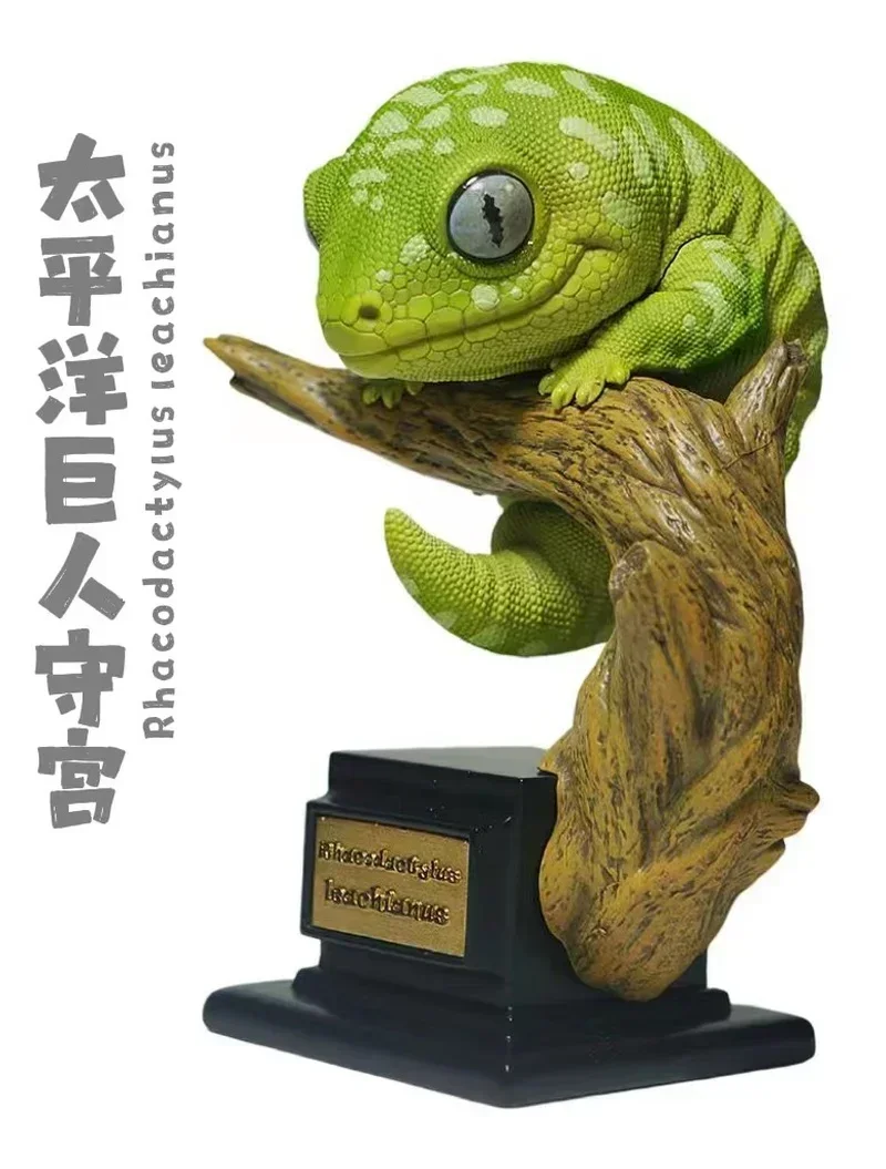 Original Pet Gekko Action Figure Wall Lizard Gekko Gecko Uroplatus Ebenaui Reptilia Phelsuma Collection Model Doll Ornament Gift