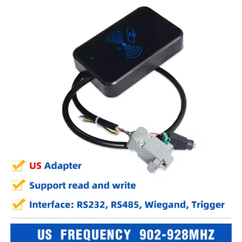 【VIP-حصريًا!】قارئ/كاتب RS232 RFID UHF مع دعم كتابة بطاقة دفعة البرامج RS232 RS485
