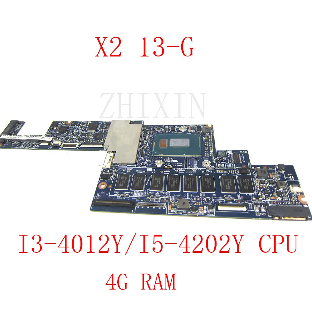 YOURUI For HP Split X2 13-G 13T-G100 13-g160br motherboard I3-4012Y/I5-4202Y CPU 4GB RAM 48.41L11.011 12315-1