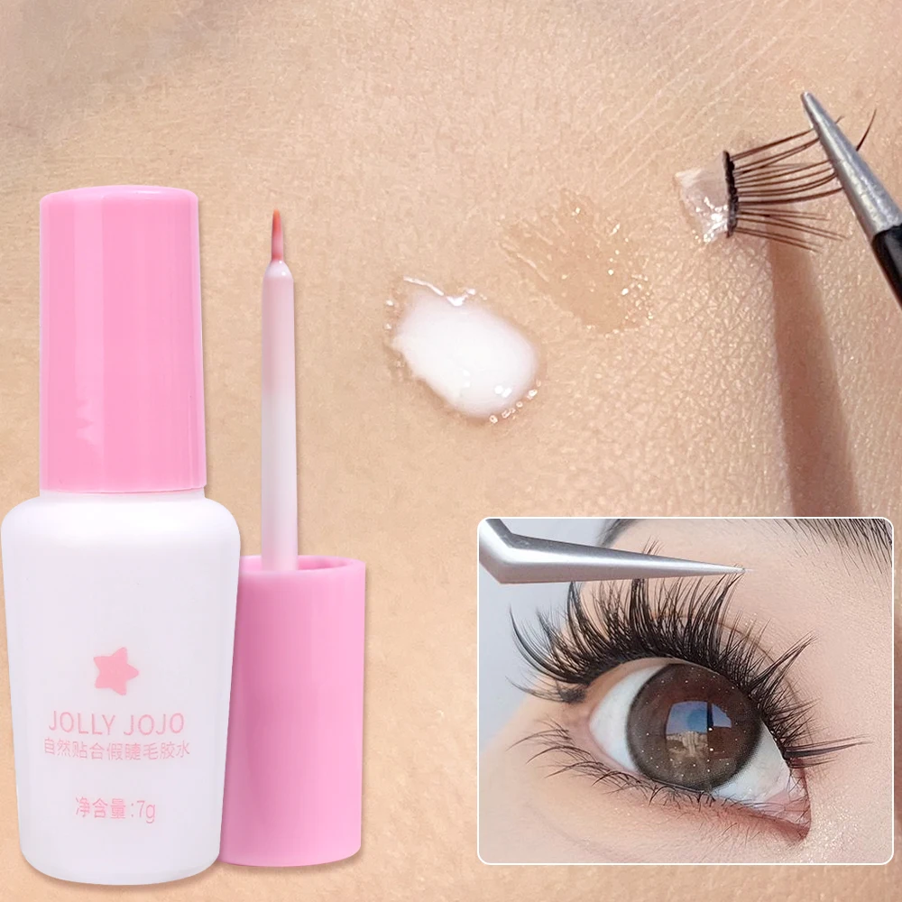 Colle Adhésive pour Faux-Cils, Imperméable, Transparente, Longue Durée, Douce, Outil d'Extension, Non Irritante, vaccage Rapide