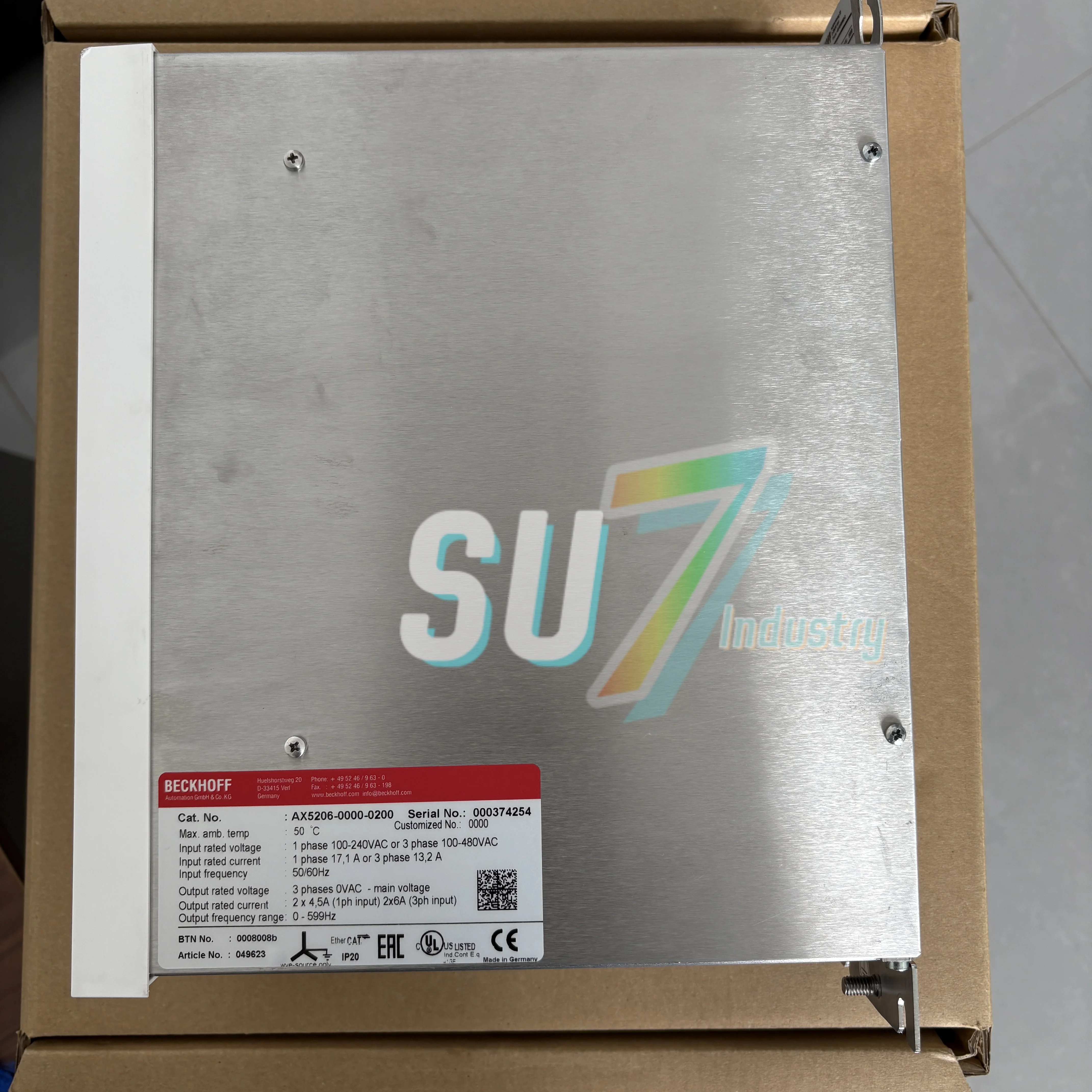 컨트롤러 새 정품 AX5201-0000 AX5203-0000 AX5203-0000-0200 AX5203-0000-0202 AX5206-0000 AX5206-0000-0200 AX5206-0000-020