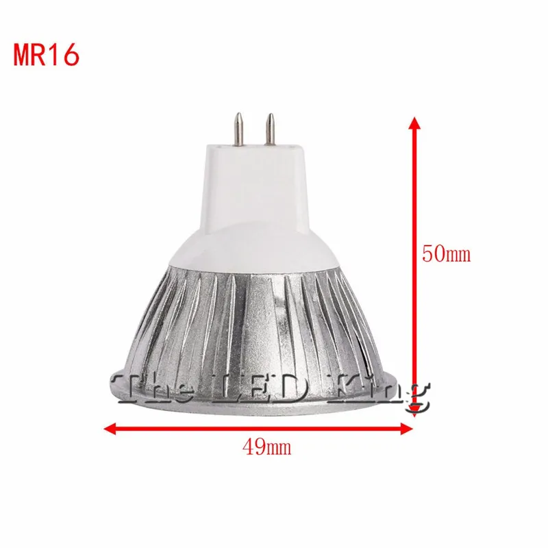 Foco LED de alta potencia, ampolla GU5.3, 9W, 12W, 15W, E27, E14 regulable, 85-265V, MR16, 12V, 1 ud.