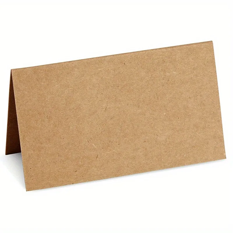 30/100 pz carta Kraft colore matrimonio segnaposto tavolo carta Festival festa banchetto segno-in tavolo nome sedile carta