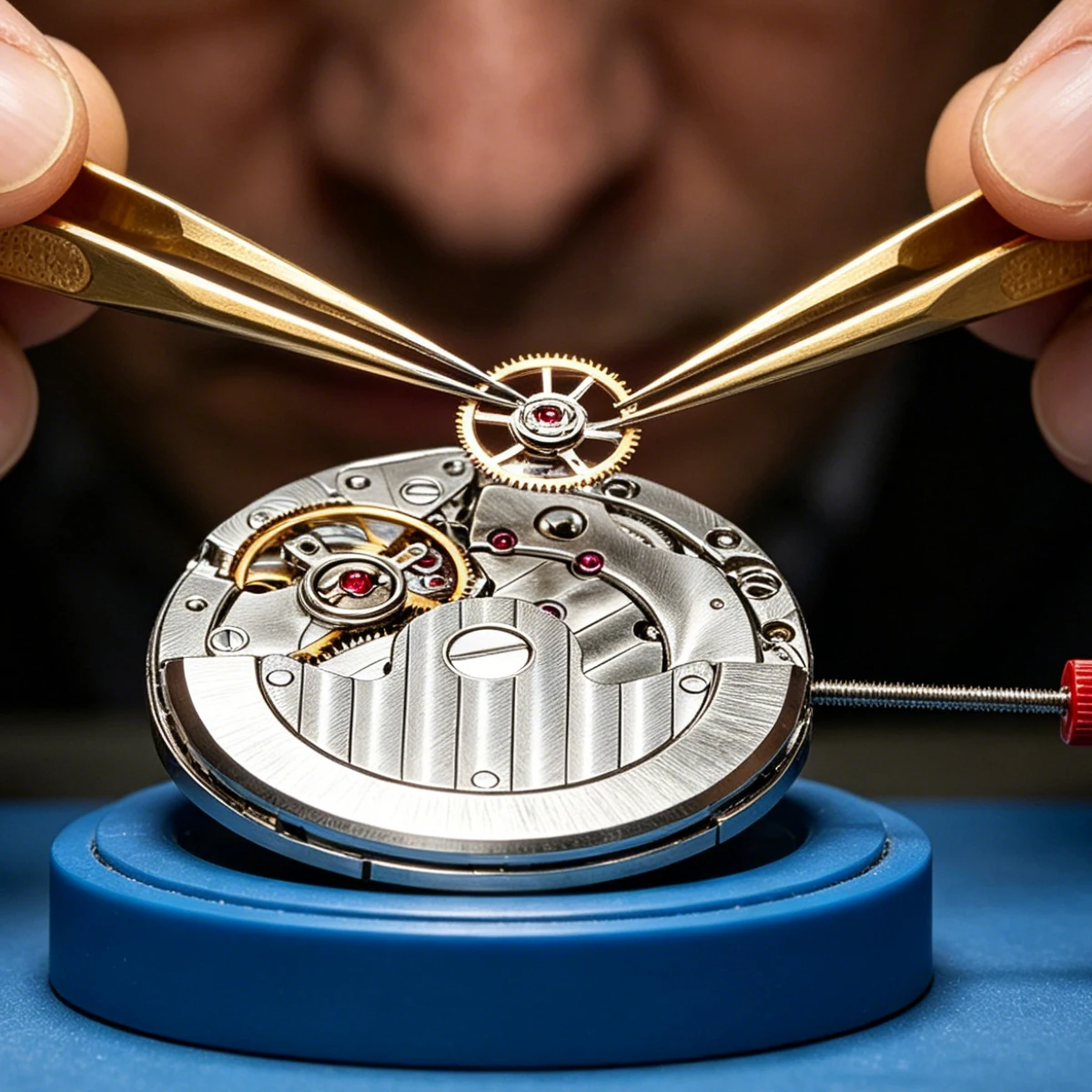 China 4813 Automatic three-hand mechanical movement date window at 3 o'clock position Nanning-version ultra-thin 4813 movement