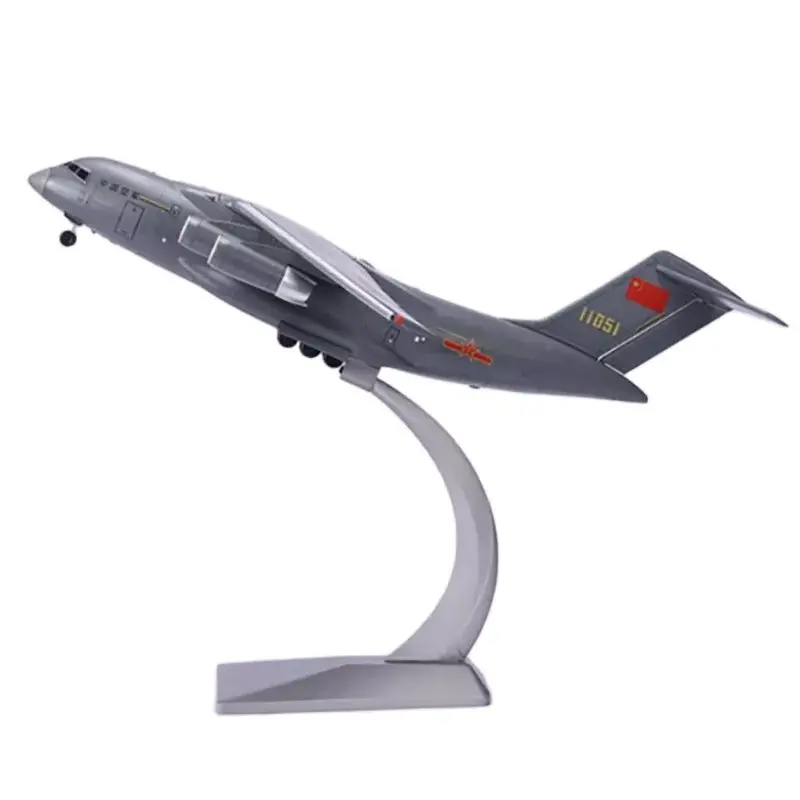 

Diecast Alloy & Plastic Model of Chinese Y-20 Militarized Combat Transport Aircraft 1:100 Scale Toy Gift Collection Display