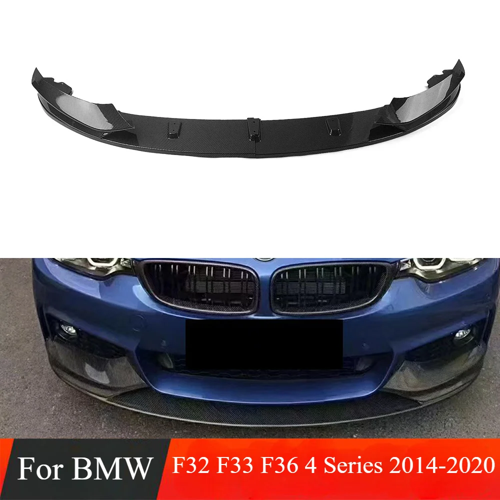 For BMW F32 F33 F36 4 Series 2014 2015 2016 2017 2018 2019 2020 Car Front Bumper Spoiler Lip Blade Lower Splitter Guard