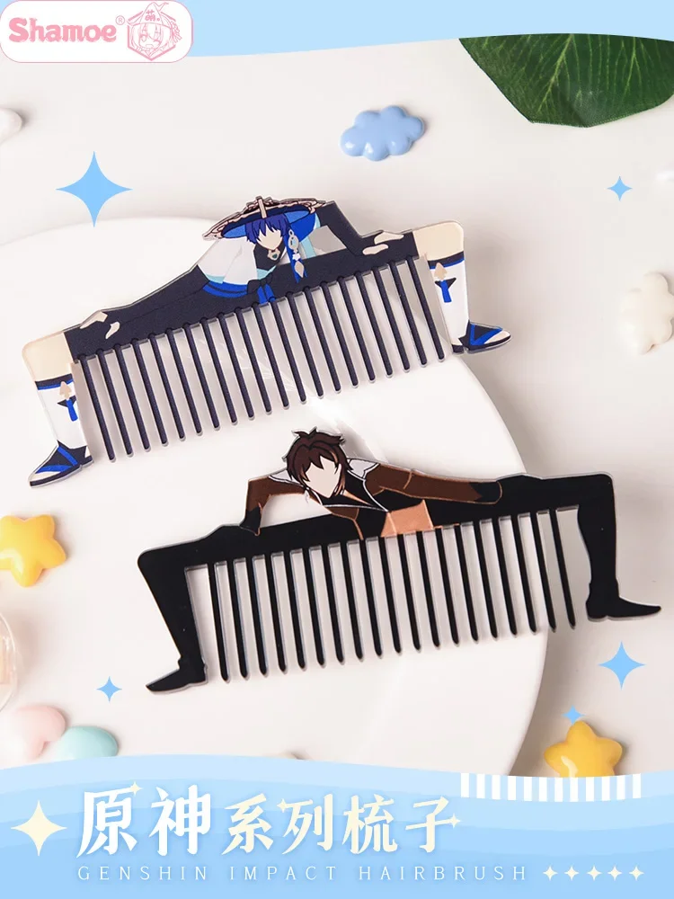 

Anime Genshin Impact Alhaitham Zhongli Xiao Cosplay Comb High Appearance Level Cute Exquisite Delicacy Ambitus