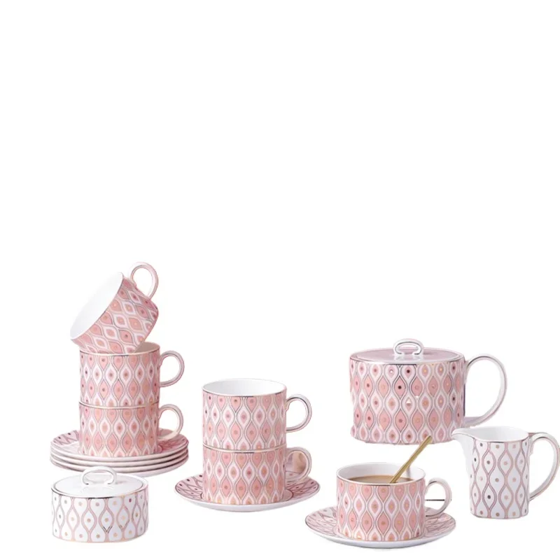 

Original coffee cup and saucer set, European light luxury high-end hotel restaurant cup high value niche new model