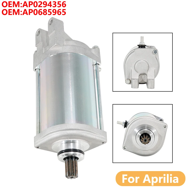 

OEM: AP0294356 AP0685965 Стартер мотоцикла для Aprilia Tuono 1000 RSV 2 1000 SP RSV1000 Tuono ETV1000 Caponord