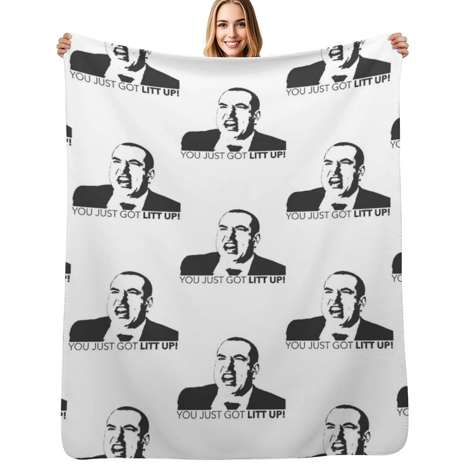 Suits Louis Litt You Just Got Litt Up Throw Blanket heavy to sleep for winter Winter beds Sofa Decorative Throw Blankets