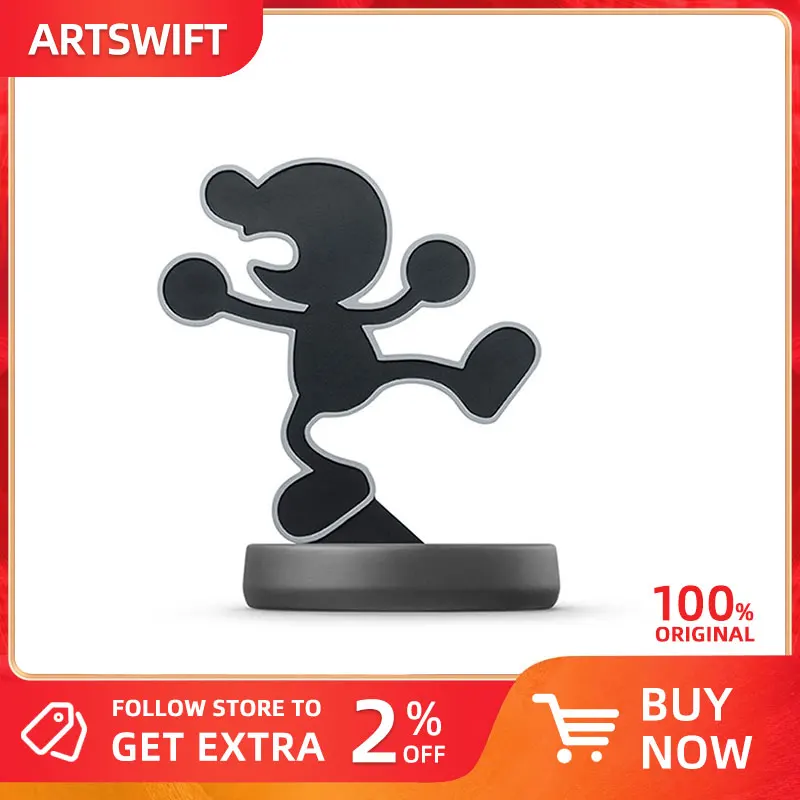 ARTSWIFT Store Figurine for NS Mr. GAME&WATCH Original Region Free Asian Version Anime Game Statue Model Brand New