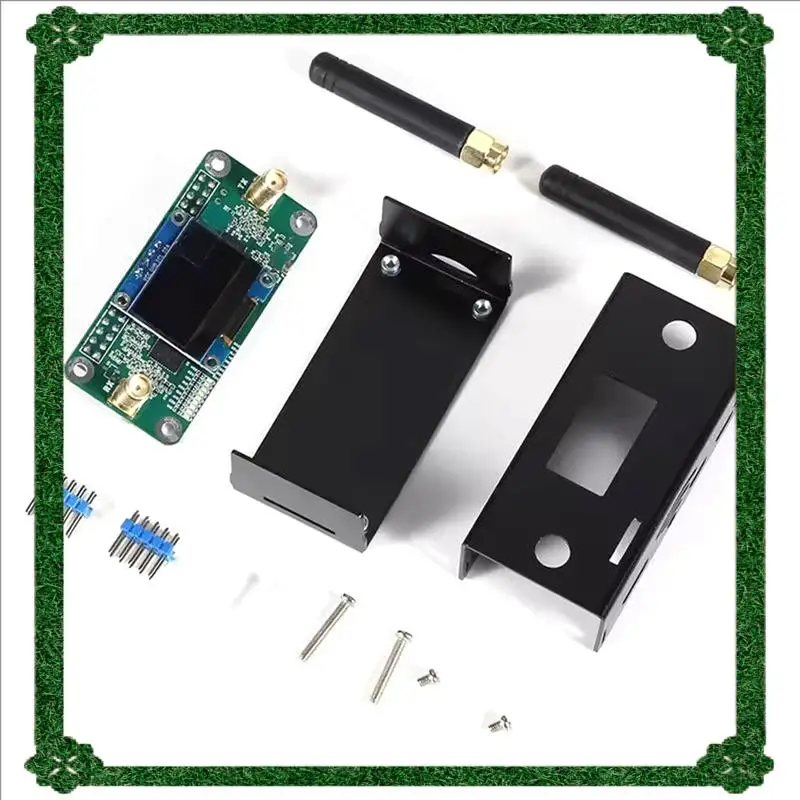 24-Stunden-Lieferung MMDVM_Hs_Dual_Hat Duplex Hotspot UHF VHF Integrierte Antenne P25 DMR YSF Unterstützung für Raspberry Pi+ OLED+ Gehäuse
