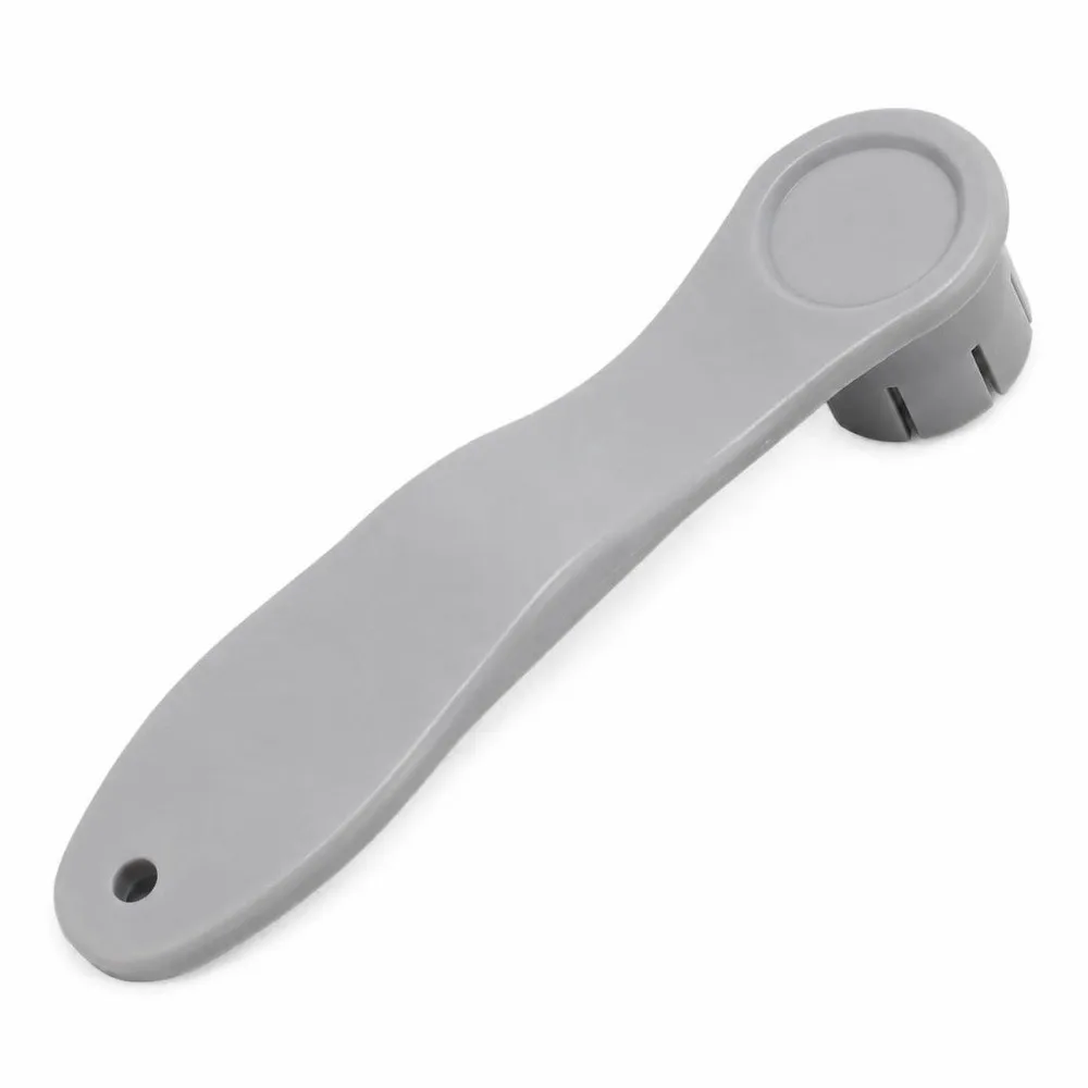 Practical Grey Air Valve Wrench Ergonomic Grip Inflatable Valve Spanner Valve Repair Tool Rafting Use