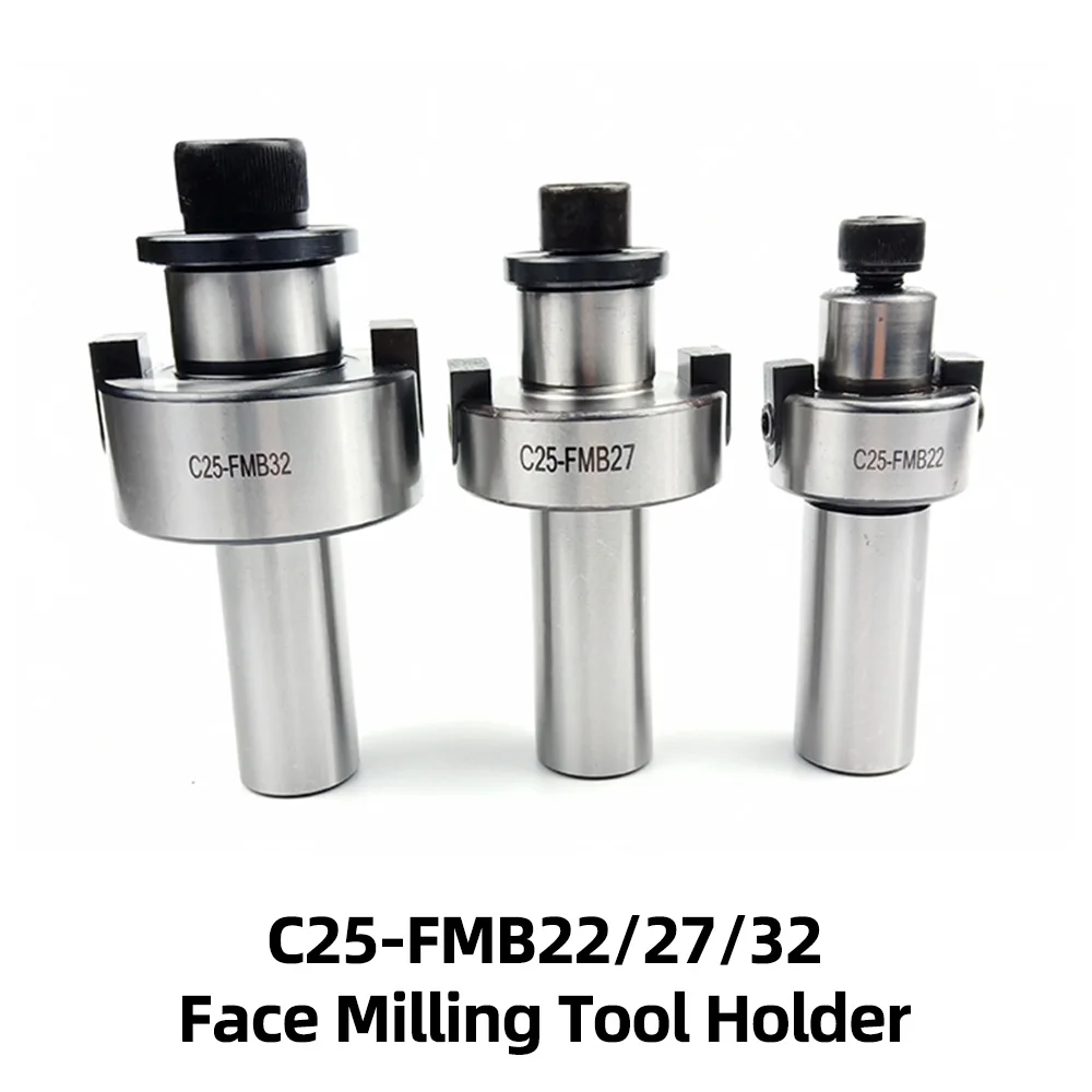 C12 C16 C20 C25 C32 FMB Straight Shank Face Mill Tool Holder FMB22 FMB27 FMB32 For 300R 400R KM12 Milling cutter head Tools CNC