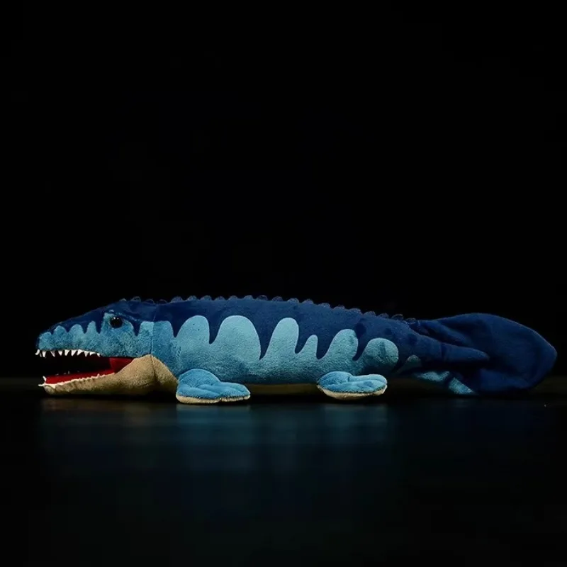 Adorable Mosasaurus Plush - Cute & Realistic Sea Dinosaur Stuffed Animal, Unique Prehistoric Creature Gift for Kids & Fans