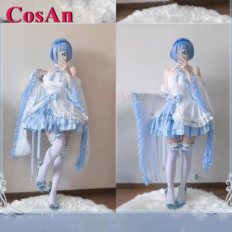 أزياء كوسان أنيمي إعادة: زيرو ريم التأثيرية فستان رسمي أنيق من الكريستال الزجاجي للنساء ملابس لعب الأدوار لحفلات الهالوين جديدة #2