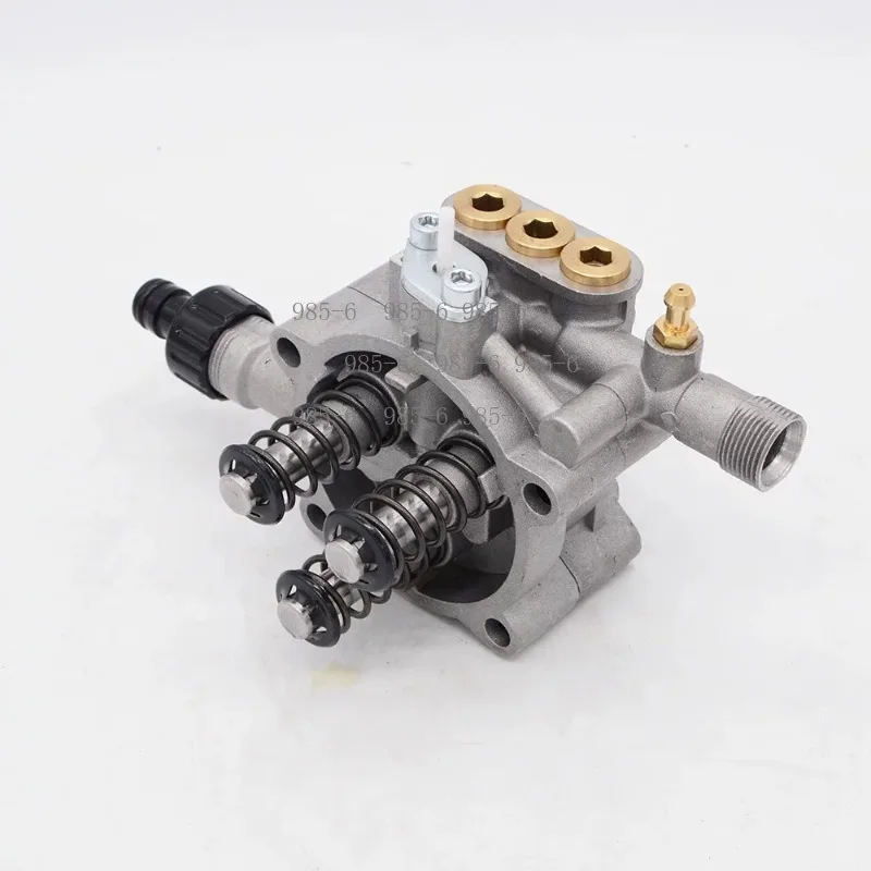 LT-390 High Pressure Cleaner Pump Head Car Wash Pump Cover Car Wash Machine High Pressure Pump Head Plunger Accessories
