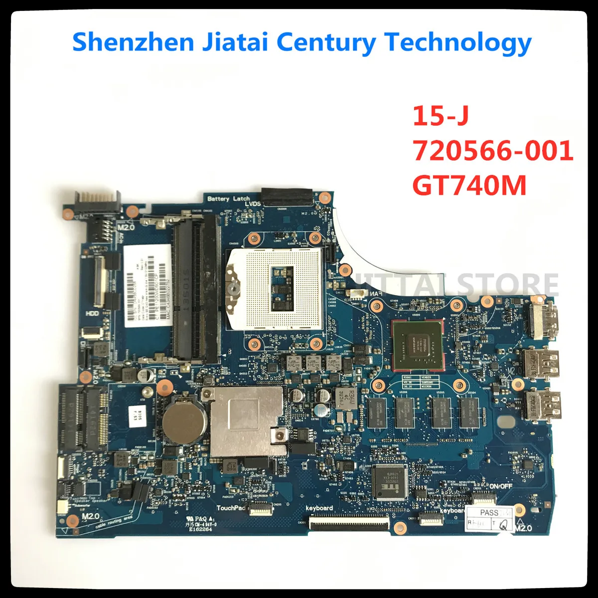 

For HP ENVY 15-J 15T-J series motherboard 720566-501 720566-001 740M/2G HM87 All functions 100% fully Tested