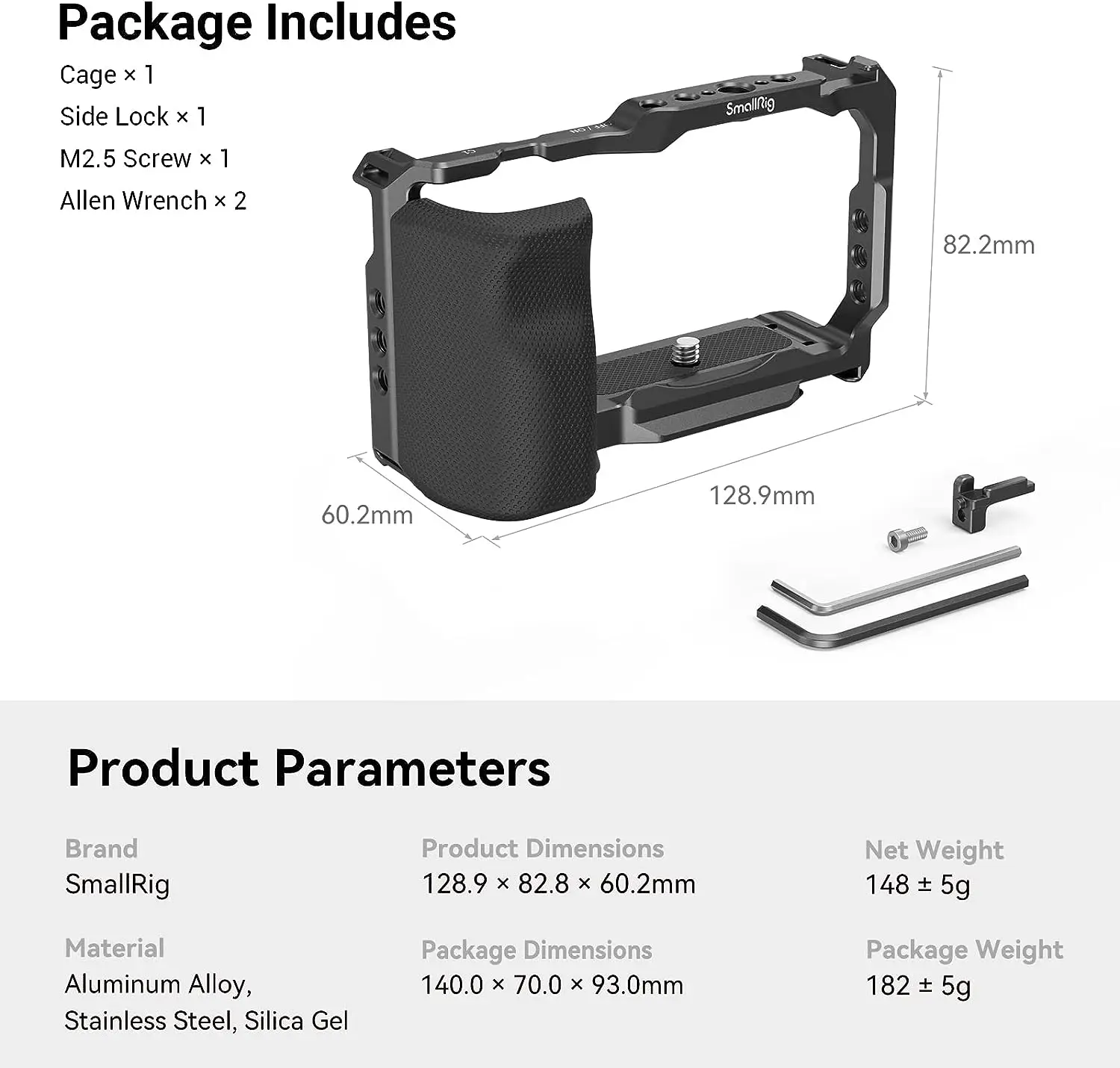 Клетка SmallRig для Sony ZV-E10 - защита и удобство съемки — фото товара