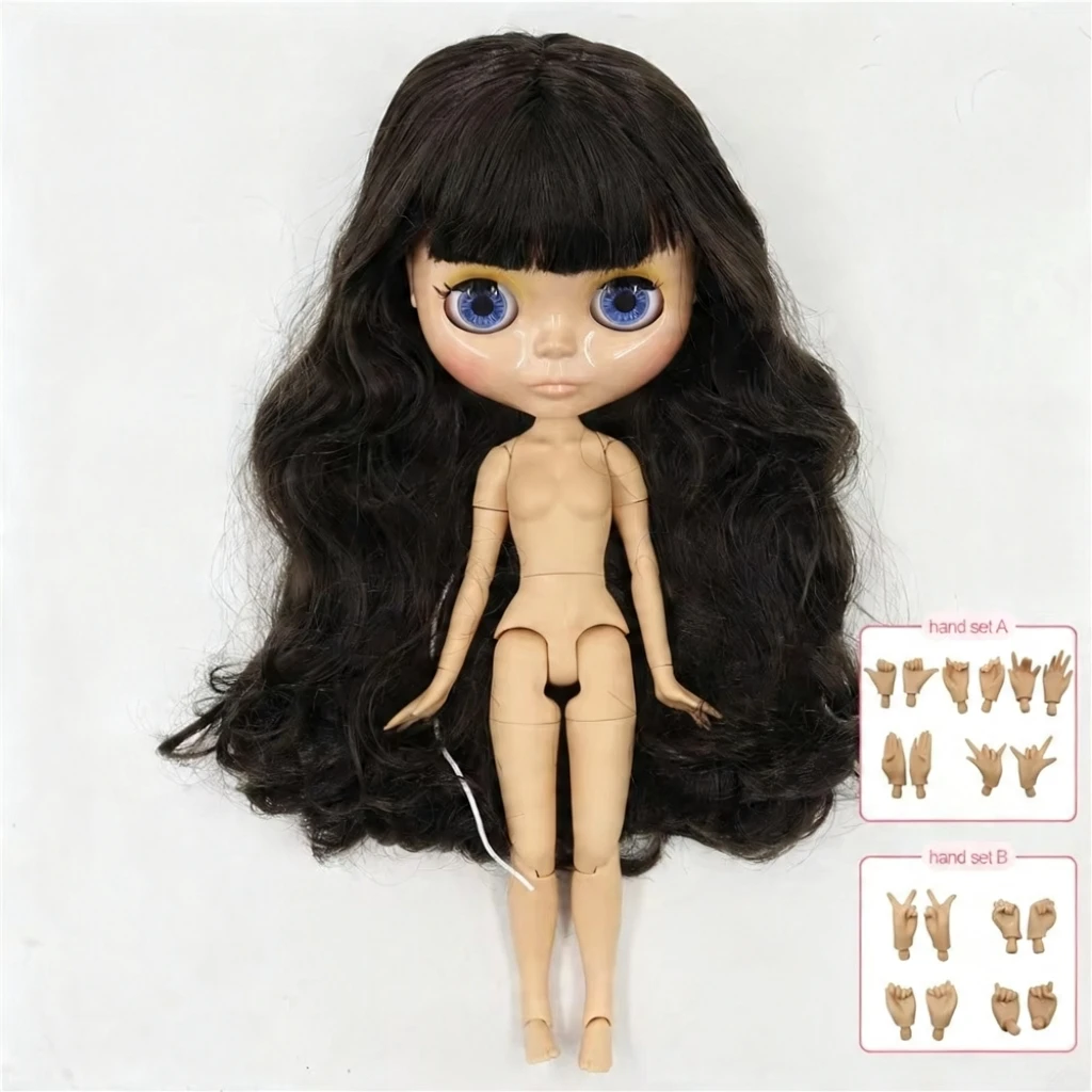 ICY DBS Blyth doll joint body short oil hair and tan white black skin special price icy Licca toy girl gift