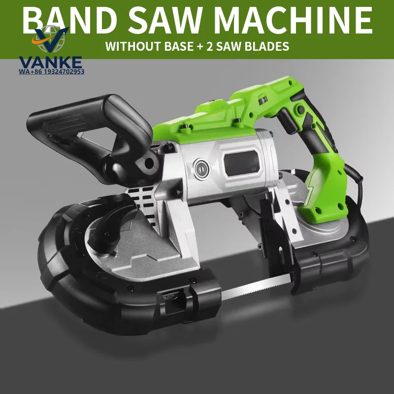 1100W Electric Band Saw Automatic Bench-Top Stainless Steel Cutting Machine Metal Cutting Equipment Removable Base Cold Cutting