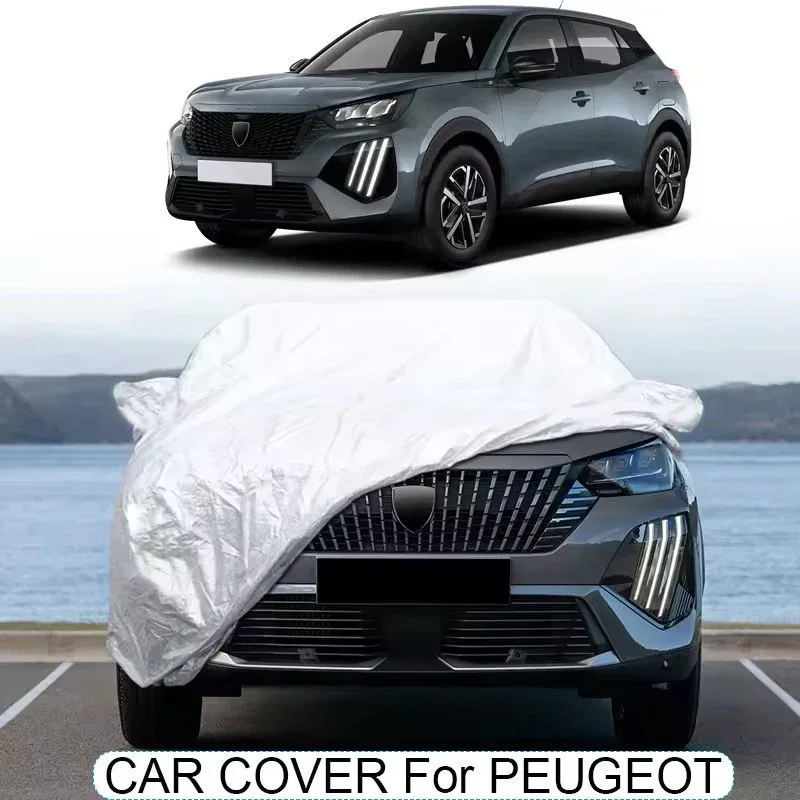 

Car Cover For Peugeot 2008,208,308,408,3008,5008 protective cover,Anti aging,Auto Dustproof Anti-Rain Snow Waterproof