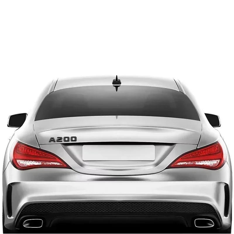 3D ABS Car Rear Trunk Badge Sticker For For Mercedes-Benz A Class A35 A45 A200 A220 A250 A260 W169 W176 W177 Emblem Accessories