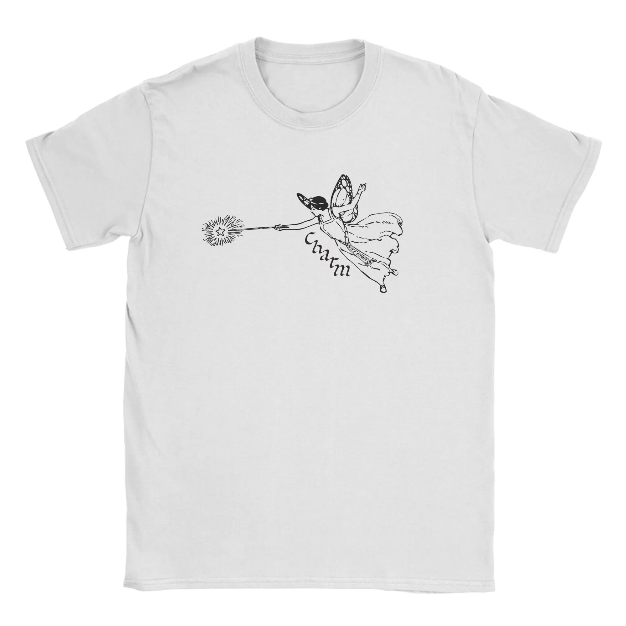 Funny clairo charm tattoo T-Shirt Men Crew Neck Pure Cotton T Shirts  Short Sleeve Tees Gift Idea Clothing