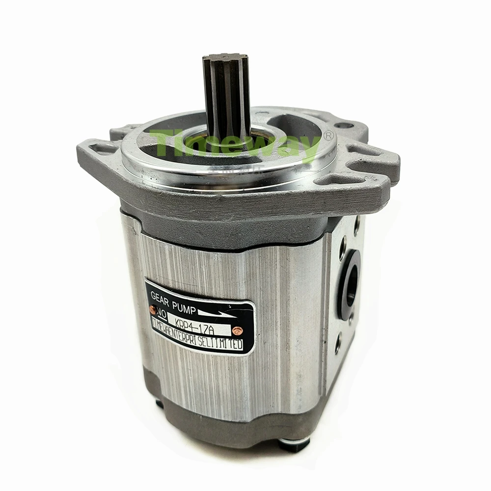 

KRP4 Hydraulic Gear Pump KRP4-17A Forklift Parts Gear Oil Pump Spline Shaft 10Teeth