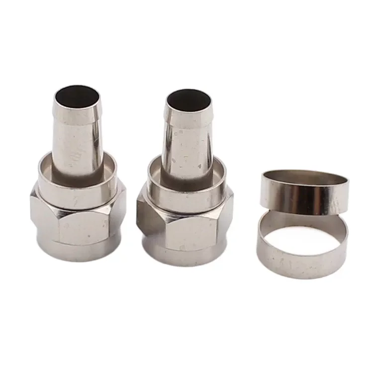 Imperial F Type Male Connector Pure Copper Compression Fitting for RG59 RG6 75-5 Coaxial Cable Satellite TV Antenna Splitter