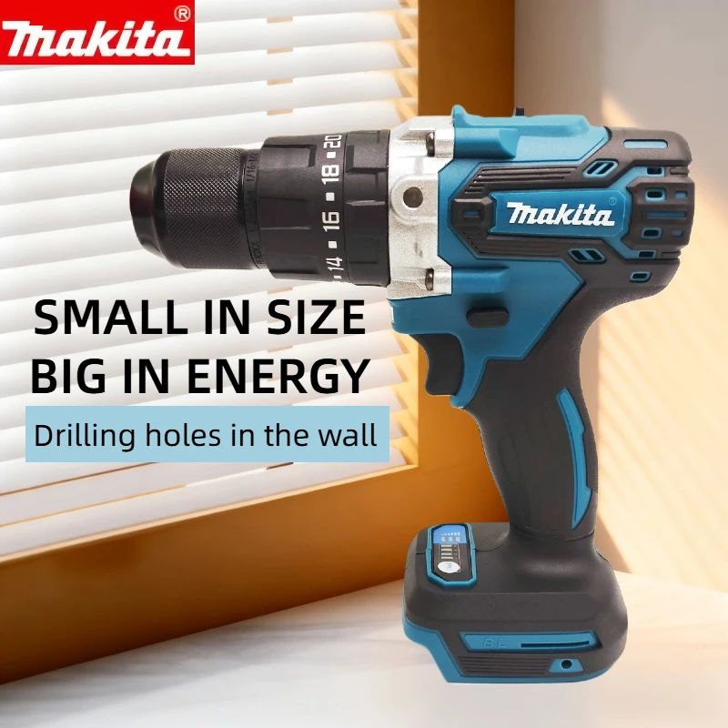 Makita DDF487 13mm Brushless 18V lithium electric rechargeable impact drill large torque dill（only machine）