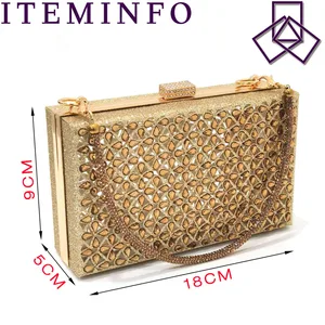 Venus Chan Sapatos de salto baixo para mulheres vazados bordados strass design italiano cor dourada conjunto de sapatos e bolsas de bico fino 8 principais vendas sapato feito de cristal - №2