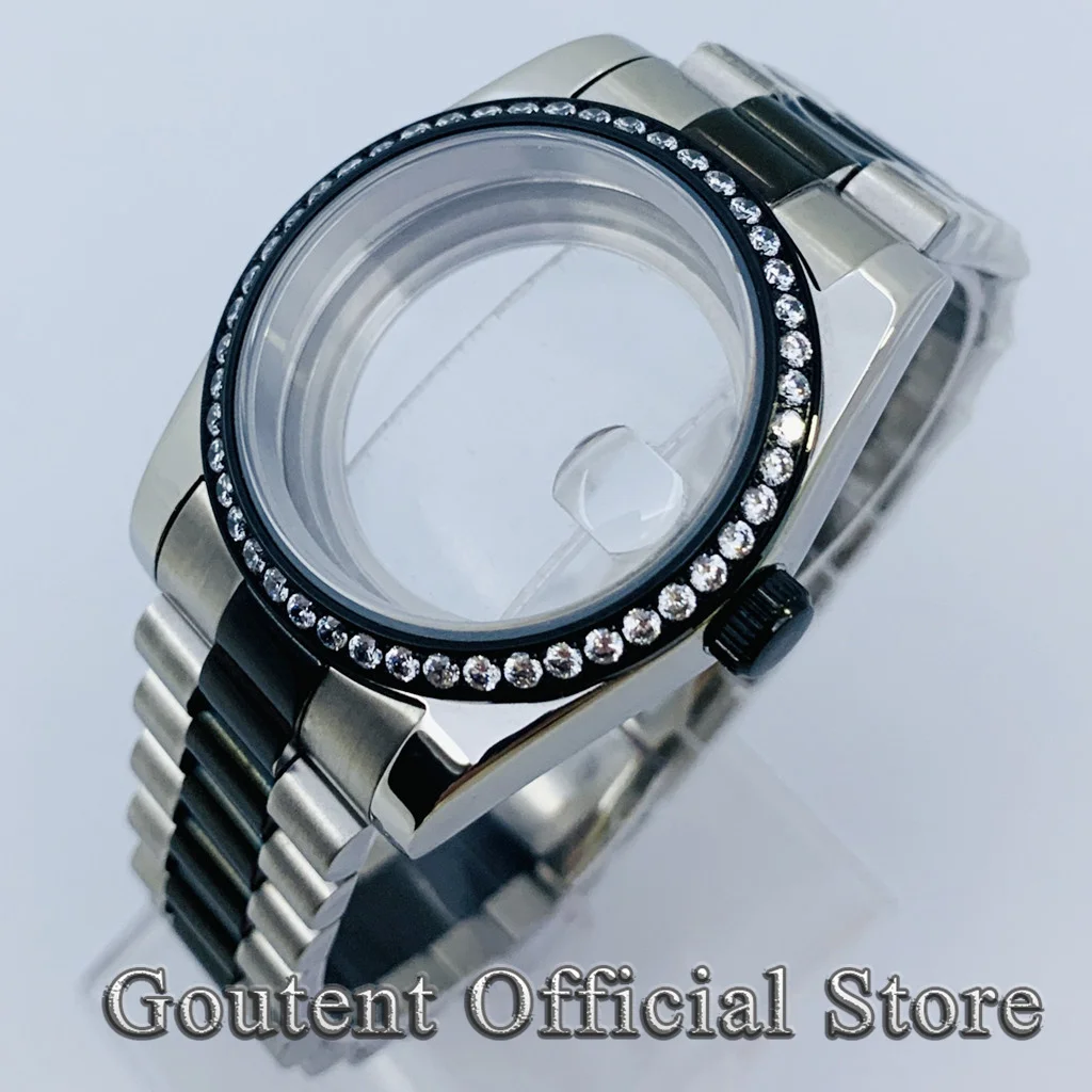 goutent-39mm-36mm-silver-black-bracelet-sapphire-glass-watch-case-fit-nh35-nh36-miyota-8215-821a-eta-2836-2824-pt5000-movement