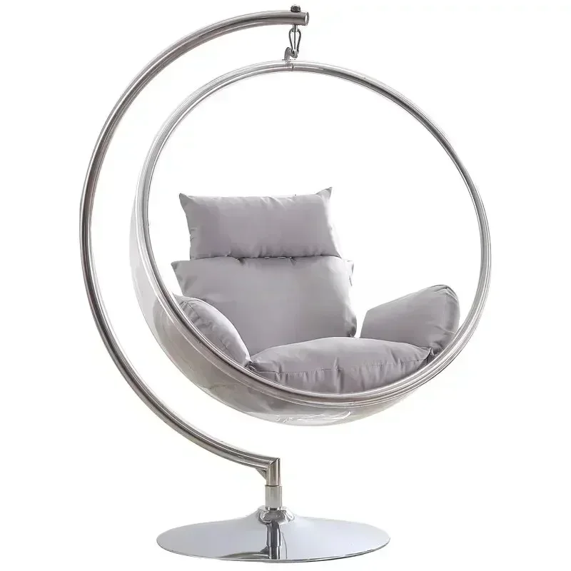 

Internet Celebrity Transparent Acrylic Hemispherical Hanging Chair Basket Swing Ball Space Chair