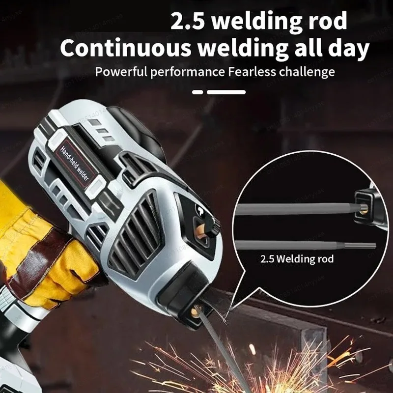 Portable Handheld Arc Welder Automatic Digital Intelligent 4600W Electric Welding Machine 110/220V 2.5mm Welding Wire