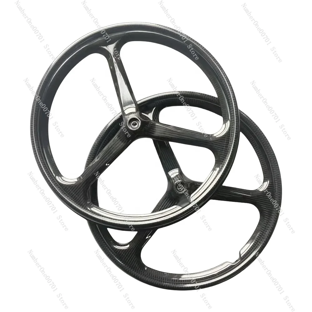 Strong Lightweight Carbon wheels 24 Inch Wheels Wheelchair Tri Spoke Carbon Wheelchair Wheels 24