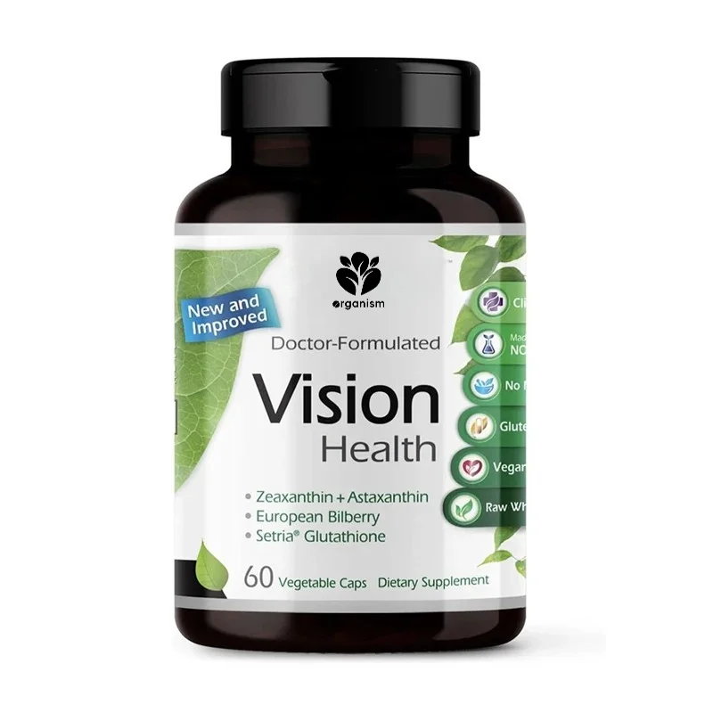Daily supplementation of zinc and zeaxanthin promotes macular health and eye sensitivity -60 capsules of vegetables