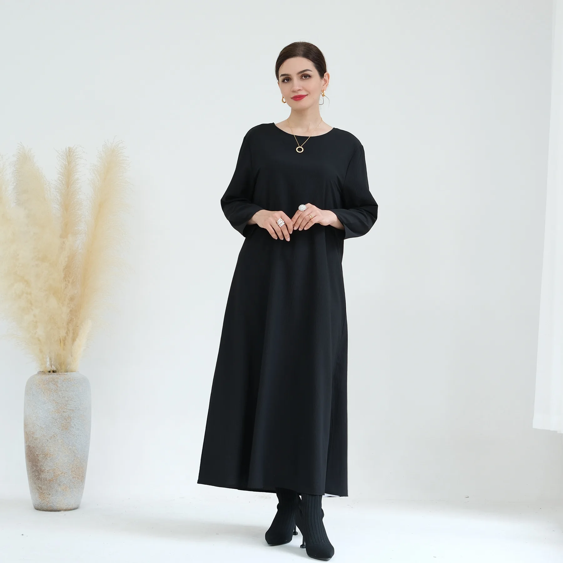 Ramadan มุสลิมชุดสตรีชุดกิโมโนชุดห่อดูไบ Kaftan อาหรับ Abaya ตุรกีชุด Kebaya อิสลาม Jalabiya Eid Caftan Femme Robe